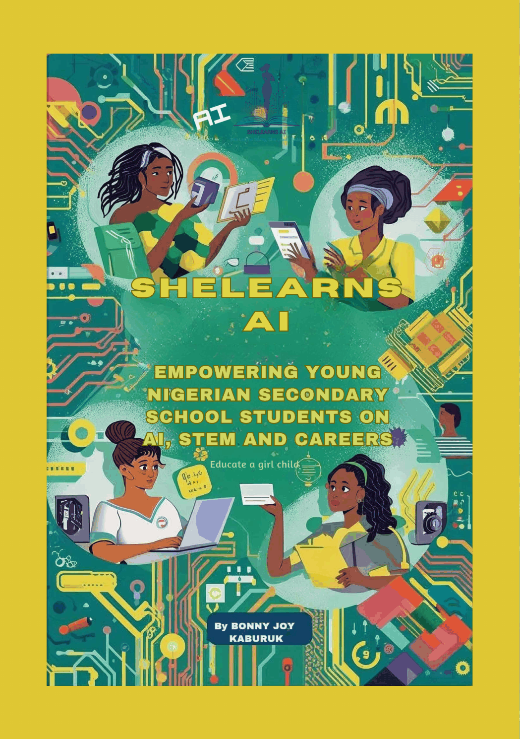SheLearns AI Guidebook cover
